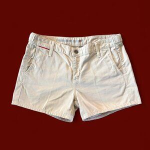 Vintage Canvas Cotton Chino Shorts - Made in USA, Khaki Shorts